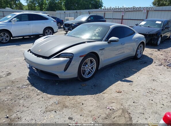 WP0AA2Y14MSA17438 2021 PORSCHE TAYCAN Gray Przód lewy