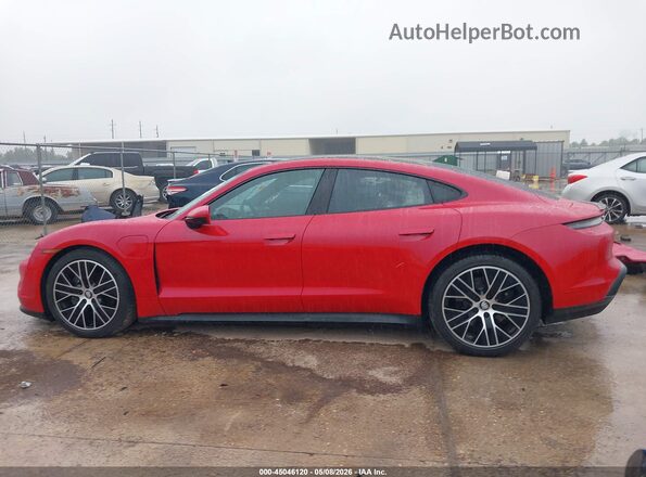 WP0AA2Y14NSA10412 2022 PORSCHE TAYCAN Red 