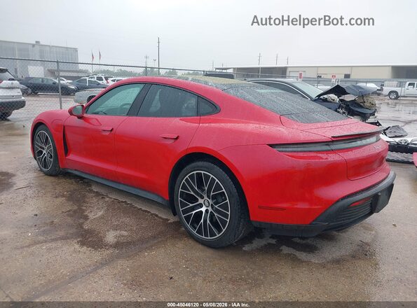 WP0AA2Y14NSA10412 2022 PORSCHE TAYCAN Red უკანა მარცხენა