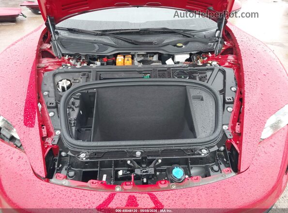 WP0AA2Y14NSA10412 2022 PORSCHE TAYCAN Red უკანა ხედი