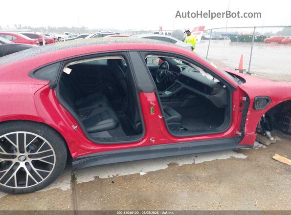 WP0AA2Y14NSA10412 2022 PORSCHE TAYCAN Red წინა ხედი