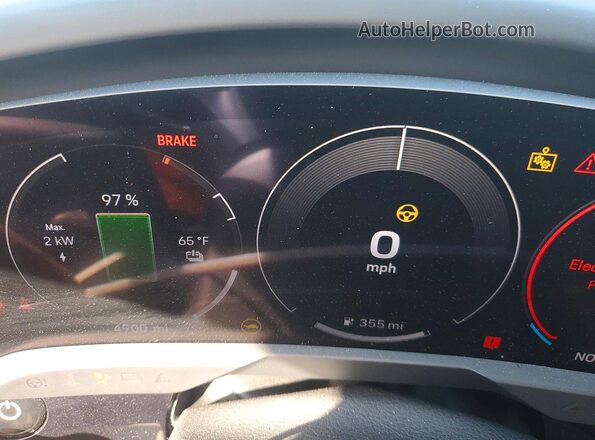WP0AA2Y14SSA09577 2025 PORSCHE TAYCAN Charcoal Widok zestawu wskaźników