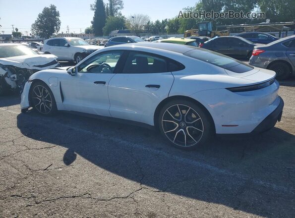 WP0AA2Y16PSA13685 2023 PORSCHE TAYCAN White Tył lewy