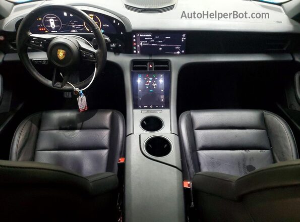 WP0AA2Y17MSA13741 2021 PORSCHE TAYCAN Blue Առջևի վահանակի տեսք