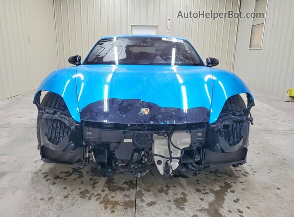 WP0AA2Y17MSA13741 2021 PORSCHE TAYCAN Blue Դիմացի տեսք