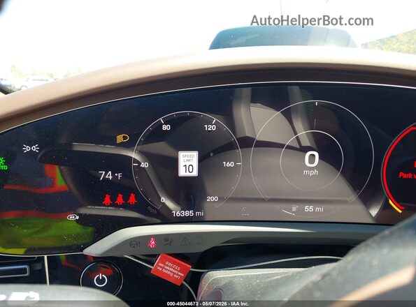 WP0AA2Y19PSA13602 2023 PORSCHE TAYCAN Серый Вид задних сидений