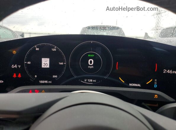 WP0AA2Y19PSA15446 2023 PORSCHE TAYCAN Gray ხელსაწყოთა პანელის ხედი