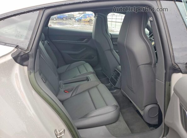 WP0AA2Y19PSA15446 2023 PORSCHE TAYCAN Gray უკანა სავარძლების ხედი
