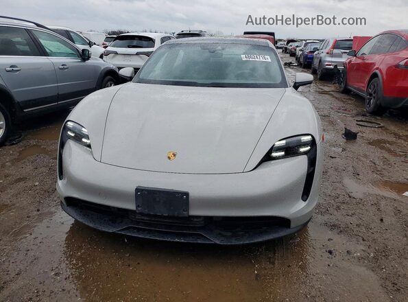 WP0AA2Y19PSA15446 2023 PORSCHE TAYCAN Gray წინა ხედი