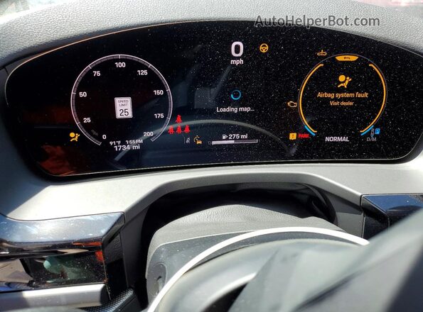 WP0AA2YA3SL010856 2025 PORSCHE PANAMERA Charcoal Vista del cuadro de instrumentos