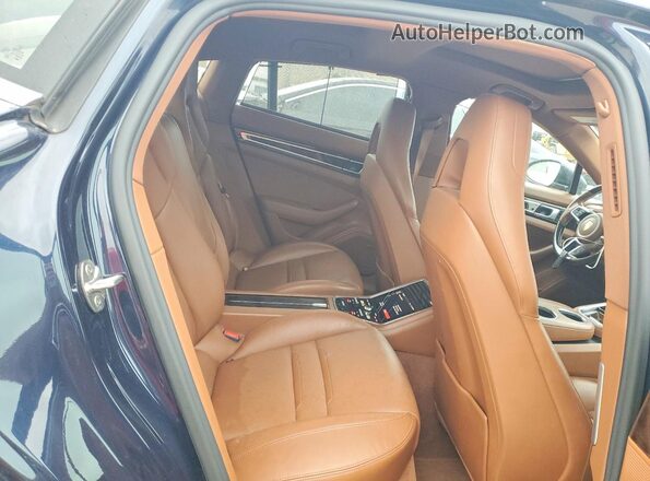 WP0AB2A76JL133142 2018 PORSCHE PANAMERA Blue Rear seats view