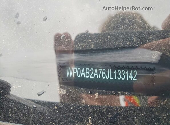 WP0AB2A76JL133142 2018 PORSCHE PANAMERA Blue VIN sticker view
