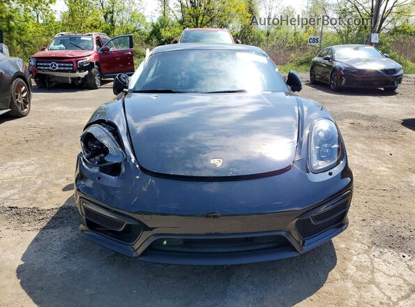 WP0AB2A80GK185826 2016 PORSCHE CAYMAN Black Widok z przodu