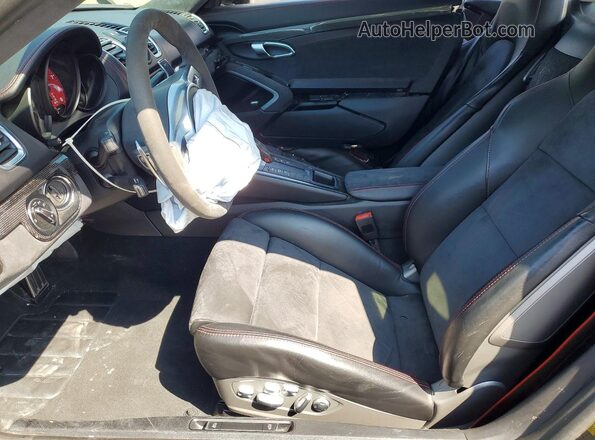 WP0AB2A80GK185826 2016 PORSCHE CAYMAN Black Widok wnętrza z przodu