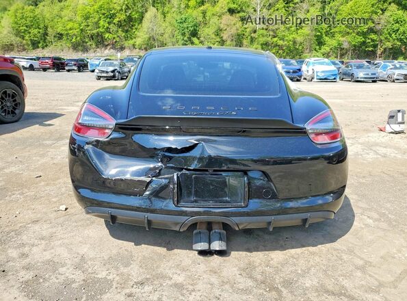 WP0AB2A80GK185826 2016 PORSCHE CAYMAN Black Widok z tyłu