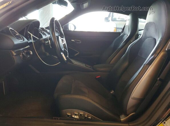 WP0AB2A80KS278970 2019 PORSCHE CAYMAN Black Widok wnętrza z przodu