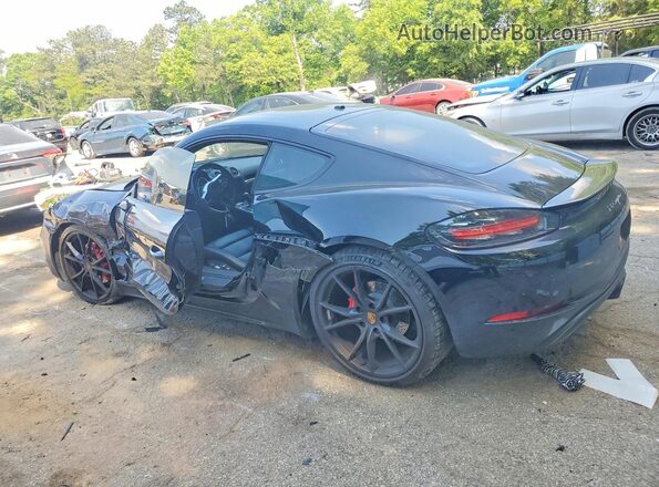 WP0AB2A89MS275066 2021 PORSCHE CAYMAN Black Հետևի ձախ