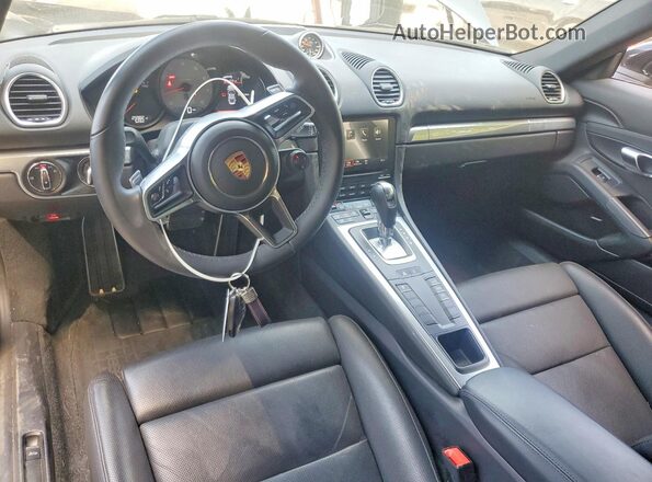 WP0AB2A89MS275066 2021 PORSCHE CAYMAN Black Առջևի վահանակի տեսք