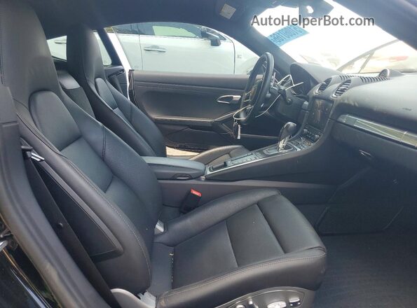 WP0AB2A89MS275066 2021 PORSCHE CAYMAN Black Հետևի նստատեղերի տեսք