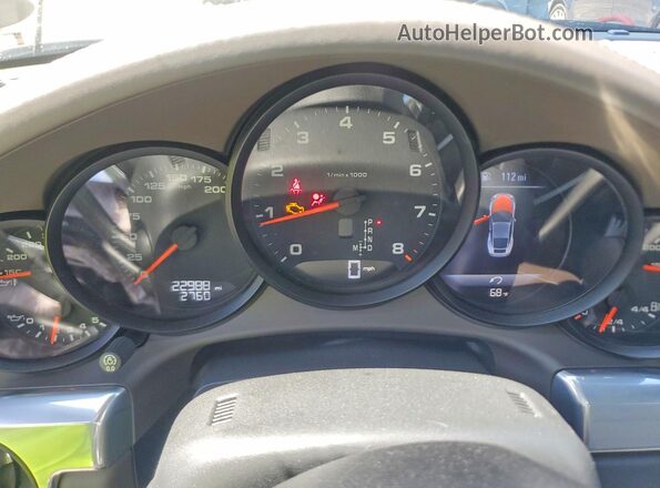 WP0AB2A92KS114225 2019 PORSCHE 911 Silver Instrument cluster view