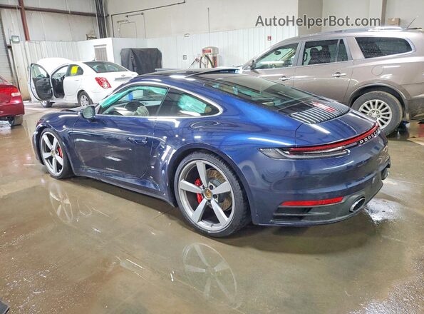 WP0AB2A9XLS227860 2020 PORSCHE 911 Blue Rear left