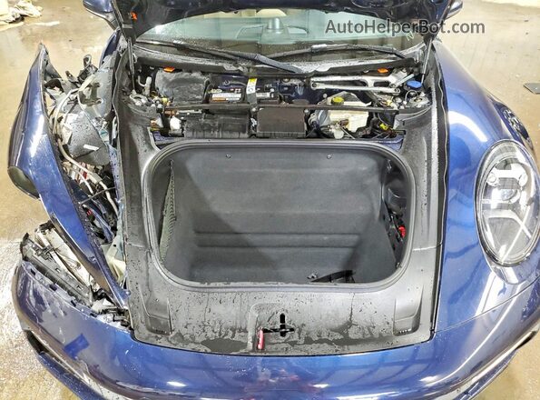 WP0AB2A9XLS227860 2020 PORSCHE 911 Blue Rear interior view