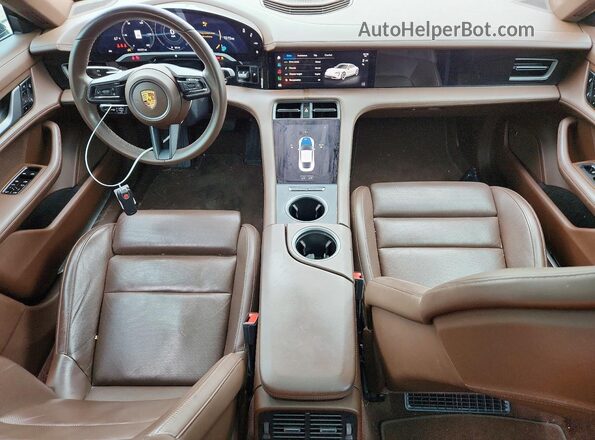 WP0AB2Y10LSA50075 2020 PORSCHE TAYCAN Gray Dashboard view
