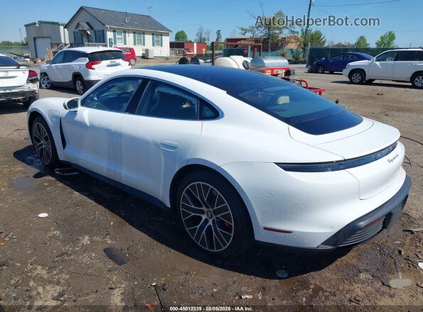 WP0AB2Y10LSA50268 2020 PORSCHE TAYCAN White Trasero izquierdo
