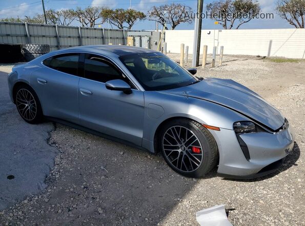 WP0AB2Y11LSA51073 2020 PORSCHE TAYCAN Silver წინა მარჯვენა