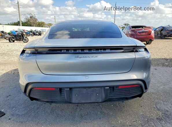 WP0AB2Y11LSA51073 2020 PORSCHE TAYCAN Silver უკანა ხედი