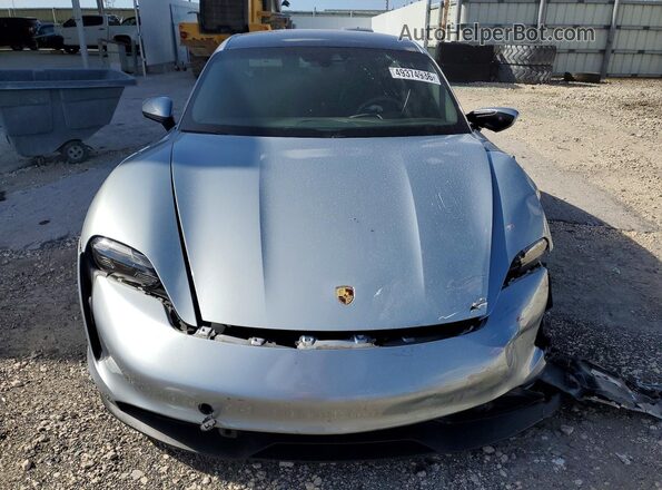 WP0AB2Y11LSA51073 2020 PORSCHE TAYCAN Silver წინა ხედი
