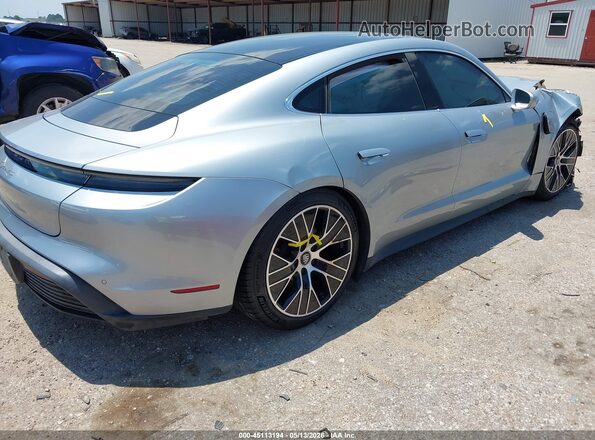 WP0AB2Y12MSA42643 2021 PORSCHE TAYCAN Серебряный Задняя правая четверть