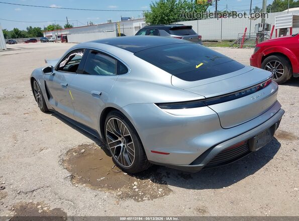 WP0AB2Y12MSA42643 2021 PORSCHE TAYCAN Серебряный Задняя левая четверть