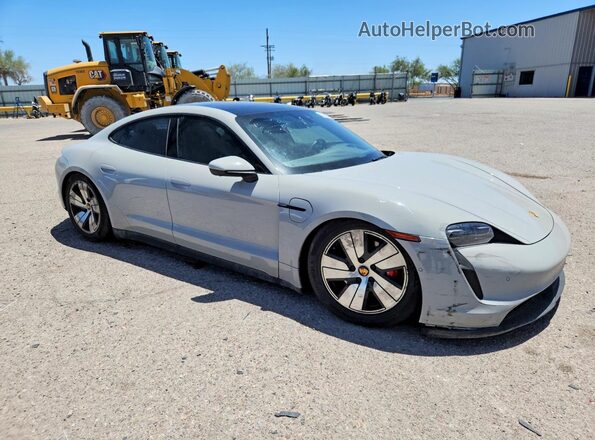 WP0AB2Y12NSA44460 2022 PORSCHE TAYCAN Gray Front right