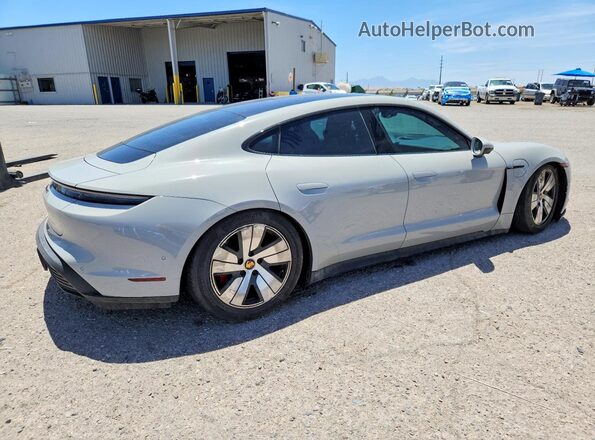 WP0AB2Y12NSA44460 2022 PORSCHE TAYCAN Gray Rear right