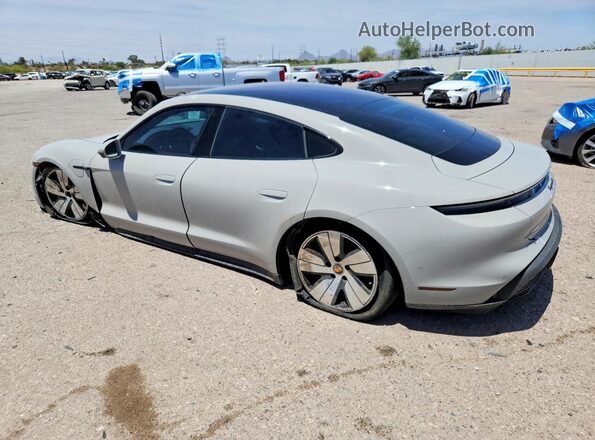 WP0AB2Y12NSA44460 2022 PORSCHE TAYCAN Gray Rear left