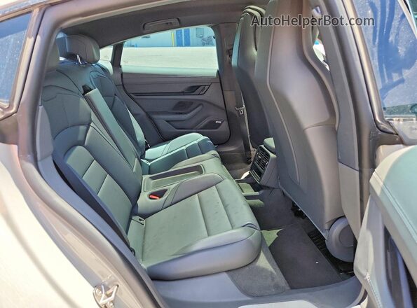 WP0AB2Y12NSA44460 2022 PORSCHE TAYCAN Gray Rear interior view