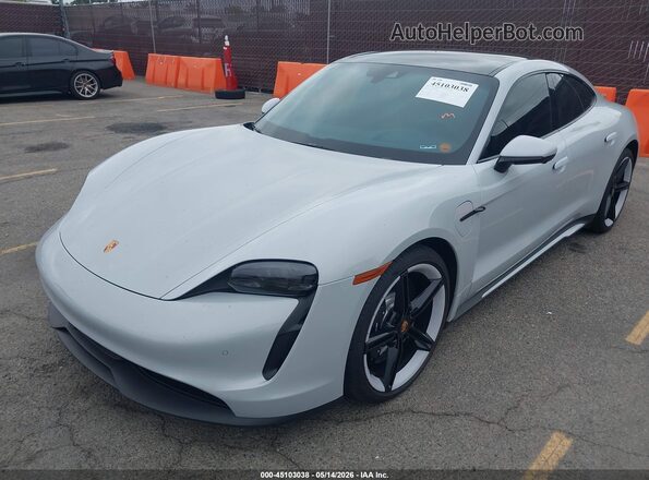 WP0AB2Y12RSA35330 2024 PORSCHE TAYCAN Серый Передняя левая четверть