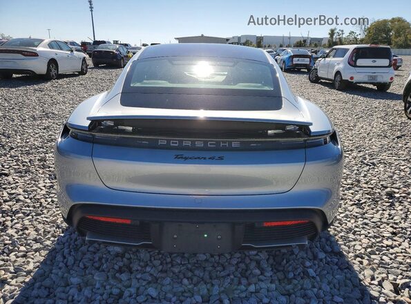 WP0AB2Y12SSA40775 2025 PORSCHE TAYCAN Silver Widok z tyłu