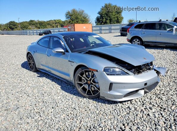 WP0AB2Y12SSA40775 2025 PORSCHE TAYCAN Silver Przód prawy