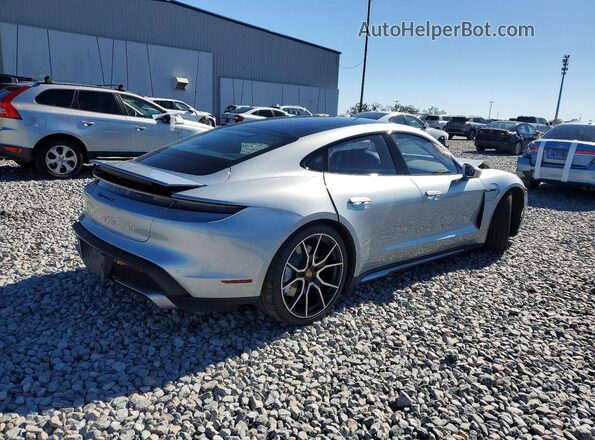 WP0AB2Y12SSA40775 2025 PORSCHE TAYCAN Silver Tył prawy