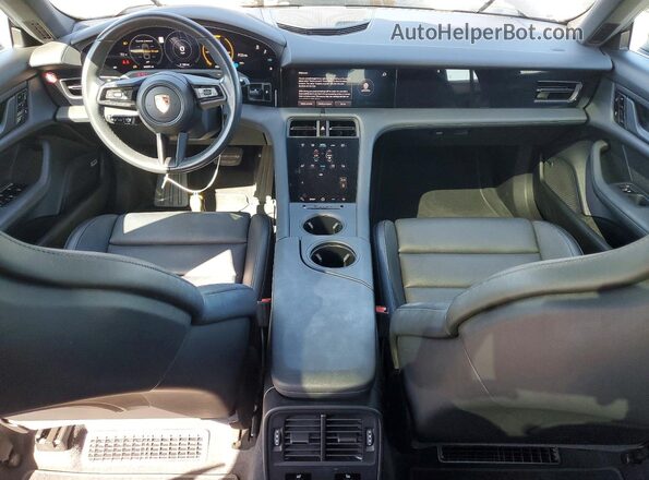 WP0AB2Y15MSA45181 2021 PORSCHE TAYCAN Gray Dashboard view