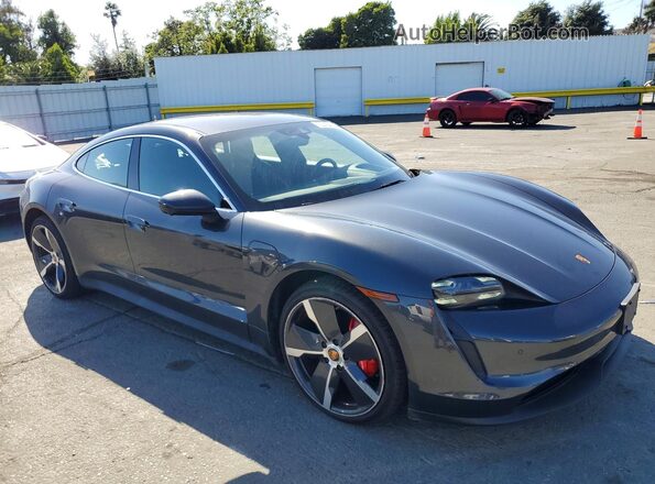 WP0AB2Y15MSA45181 2021 PORSCHE TAYCAN Gray Front right