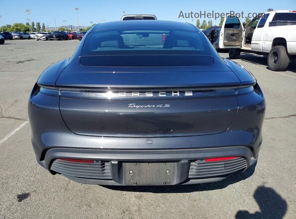 WP0AB2Y15MSA45181 2021 PORSCHE TAYCAN Gray Rear view
