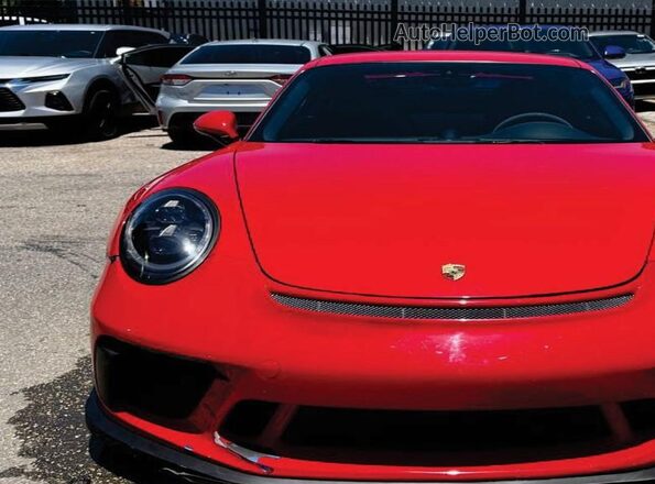 WP0AC2A96JS176061 2018 PORSCHE 911  Вид щитка приладів