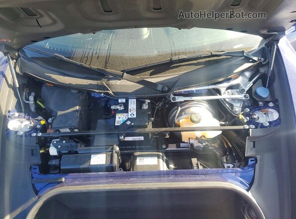 WP0AC2A96SS274217 2025 PORSCHE 911 Синий Вид задней части салона