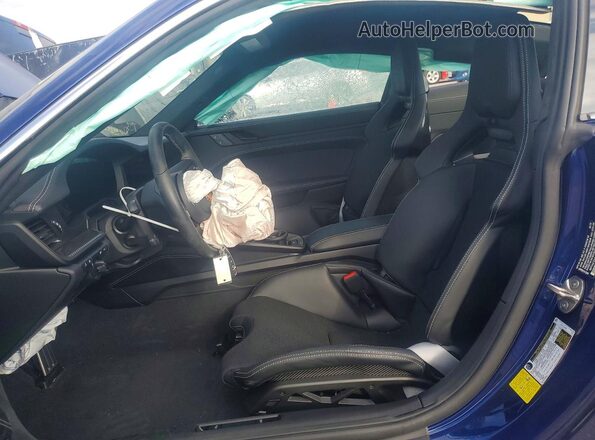 WP0AC2A96SS274217 2025 PORSCHE 911 Синий Вид салона спереди