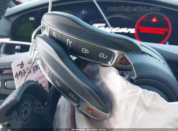 WP0AC2Y14NSA54727 2022 PORSCHE TAYCAN Gray წინა პანელის ხედი