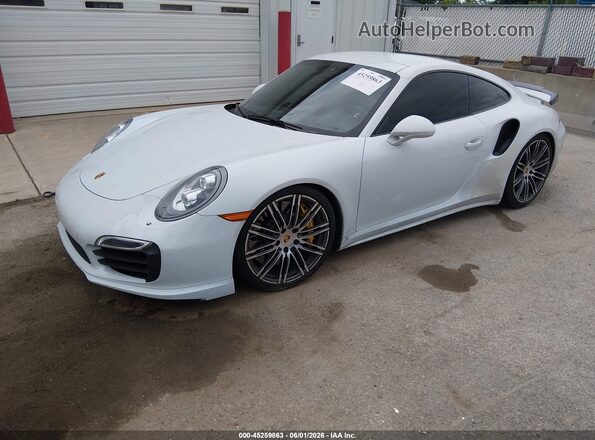 WP0AD2A92FS160251 2015 PORSCHE 911 Белый Передняя левая четверть