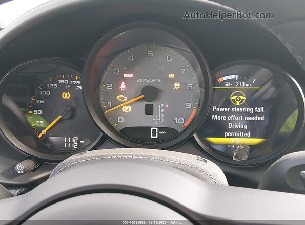 WP0AE2A89SK272107 2025 PORSCHE CAYMAN Красный Вид задних сидений